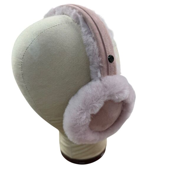 NEW UGG Fur Sheepskin Shearling Earmuffs Pink Cloud Ear Warmer OS main image 4